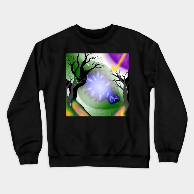 Intergalactic Planetary Crewneck Sweatshirt by RenninAldreyi